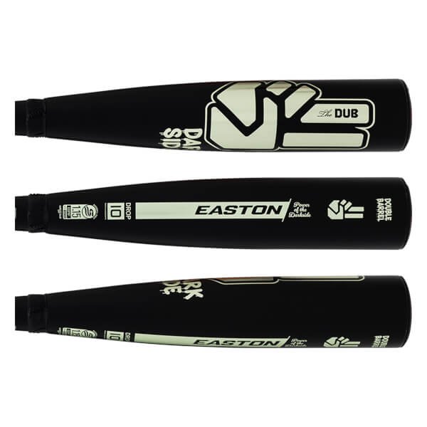 2027 Easton DUB Dark Side black USSSA baseball bat, not a softball bat